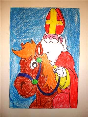 Schoolraam decoreren met Sinterklaas